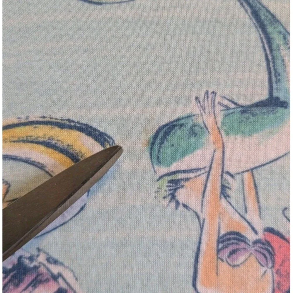 Disney Princess Girls Size 4/5T Blue Pullover Nightgown Sleepwear - Picture 2 of 5